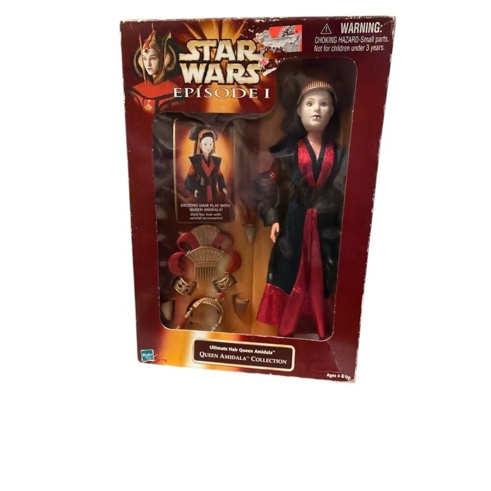 Star Wars Episode I Ultimate Hair Queen Amidala Doll By Hasbro